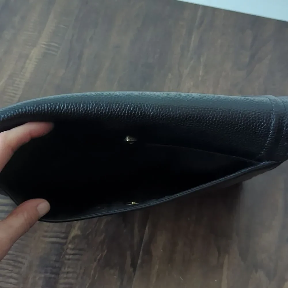 Vintage Black Leather Nordstrom Crossbody Purse